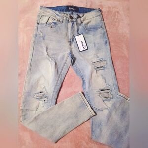 Rue21 Light Blue Distressed Jeans